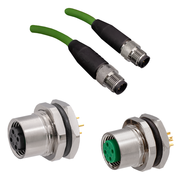 M12 D-Code Connectors